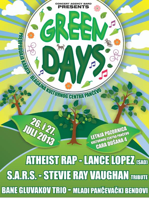 Green Days, Pancevo - letnja pozornica, Tiket Klub