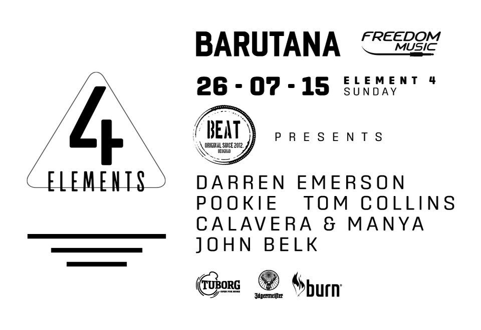 4Elements - Barutana, Tiket Klub