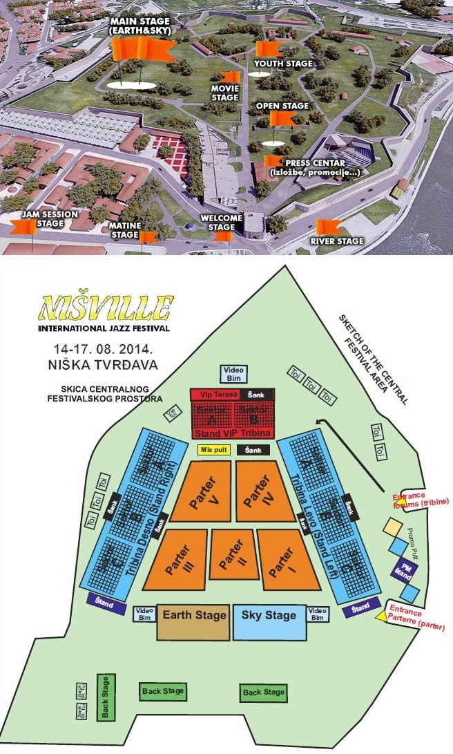 NIŠVILLE 2014 - Niška tvrđava, Tiket Klub