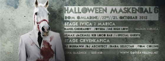 Go2 Halloween Maskenbal VI - Dom omladine Beograda