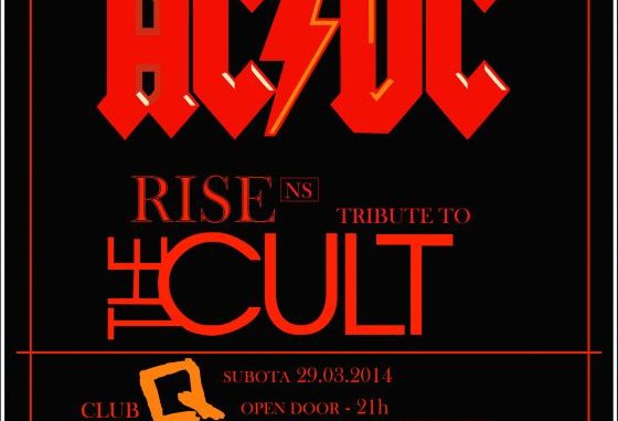 BANDX (AC/DC), RISE (The Cult) - Klub Quarter - Novi Sad, Tiket Klub