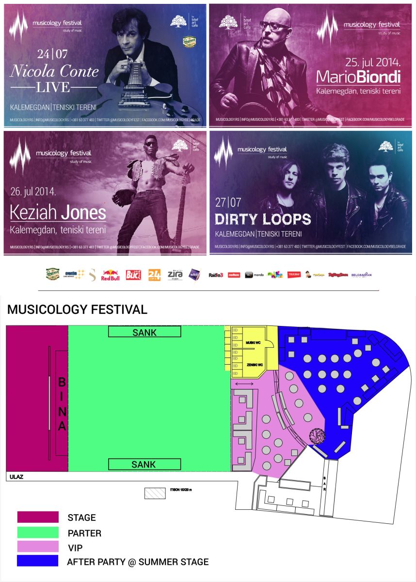 Musicology Festival - Kalemegdan, Tiket Klub