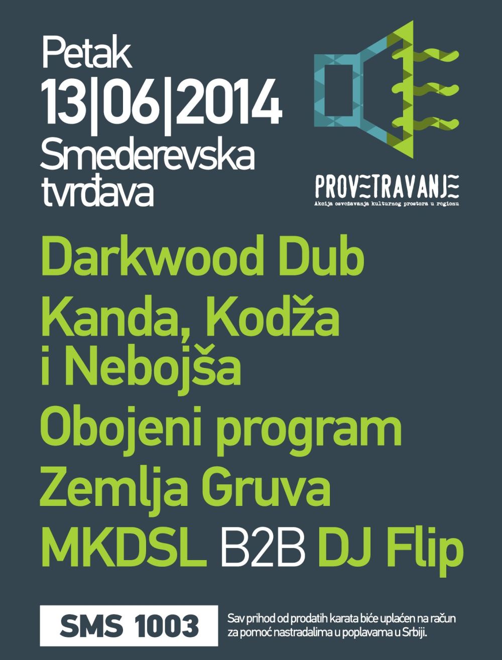 Provetravanje - Tvrđava Smederevo, Tiket Klub