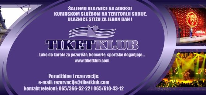 ANSAMBL MOISEYEV - Sava Centar, Tiket Klub