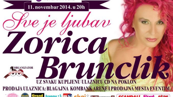 Zorica Brunclik - KOMBANK Arena, Tiket Klub Zorica Brunclik - KOMBANK Arena, Tiket Klub