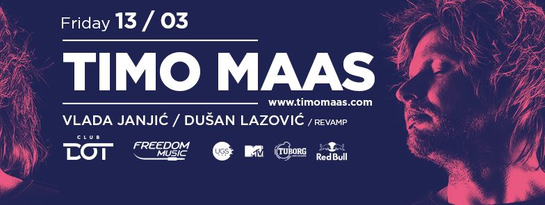 TIMO MAAS - Klub DOT, Tiket Klub