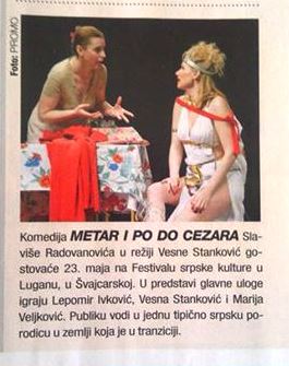 „ METAR I PO DO CEZARA“ - Akademija 28, Tiket Klub