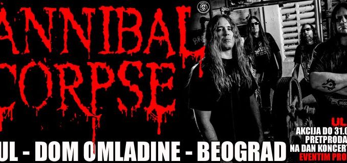 CANNIBAL CORPSE - Dom omladine Beograda, Tiket Klub