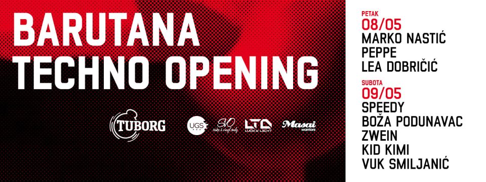 BARUTANA TECHNO OPENING - Barutana, Tiket Klub