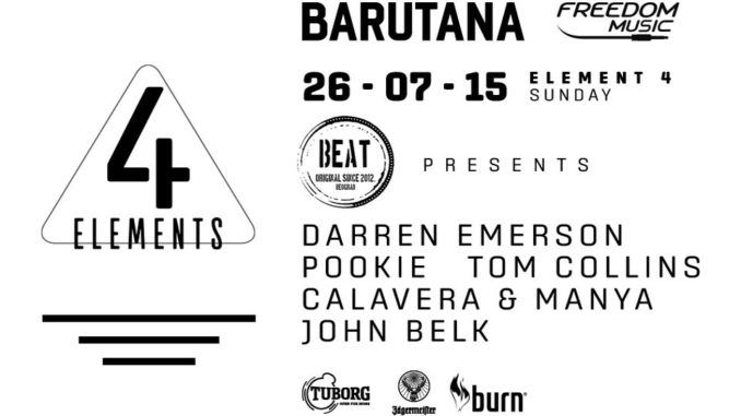 4Elements - Barutana, Tiket Klub 4Elements - Barutana, Tiket Klub