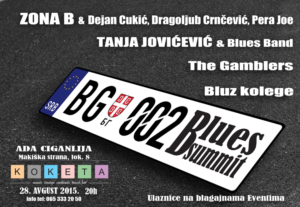 BLUES SUMMIT 02 - KLUB KOKETA, Tiket Klub