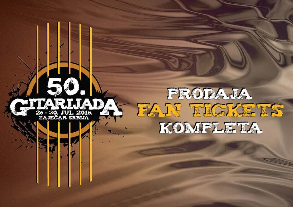 50. GITARIJADA - Zaječar - Gitarijada, Tiket Klub
