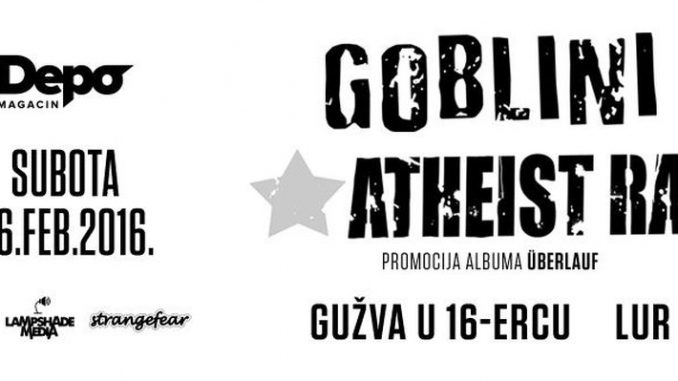 GOBLINI/ATHEIST RAP - Magacin Depo, Tiket Klub