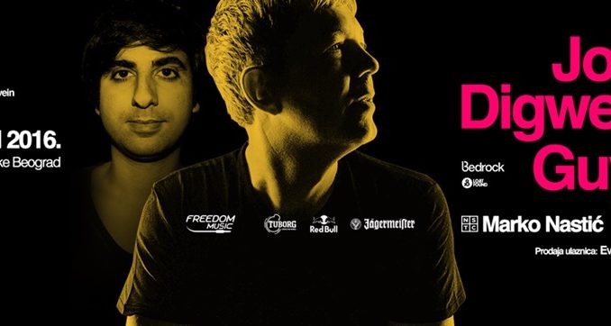 John Digweed & Guy J - Luka Beograd, Tiket Klub